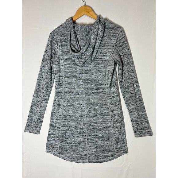 Athleta Techie Sweat Popover Dress Womens Sz XS Hooded Pockets Athleisure Casual - Picture 5 of 13